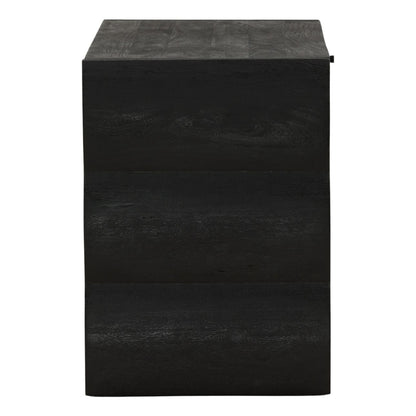 Black Acacia Wood Desk 51.5 in Wide