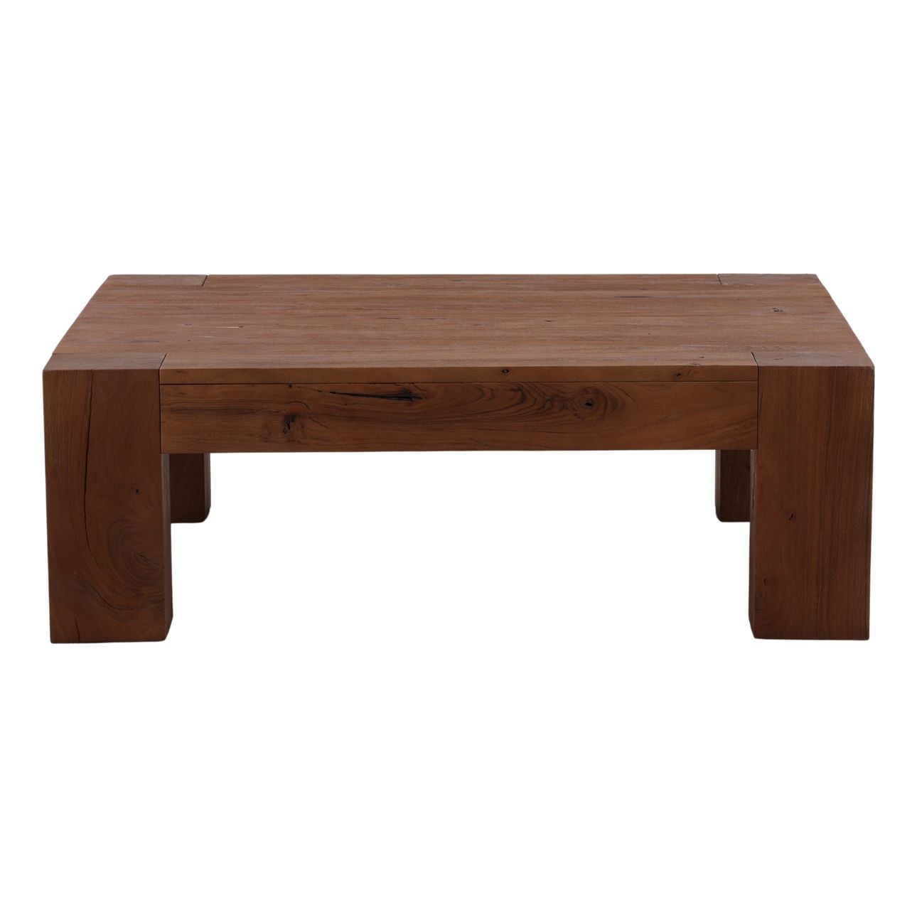 Brown Acacia Wood Table 47.5 in Wide