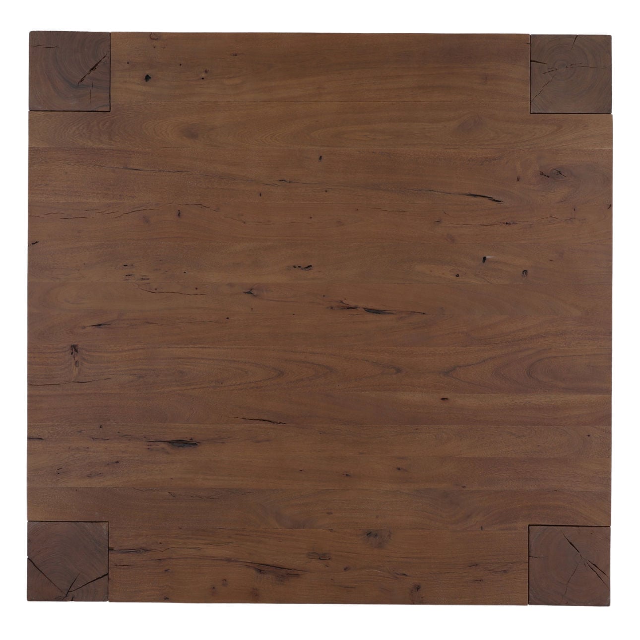 Brown Acacia Wood Table 47.5 in Wide
