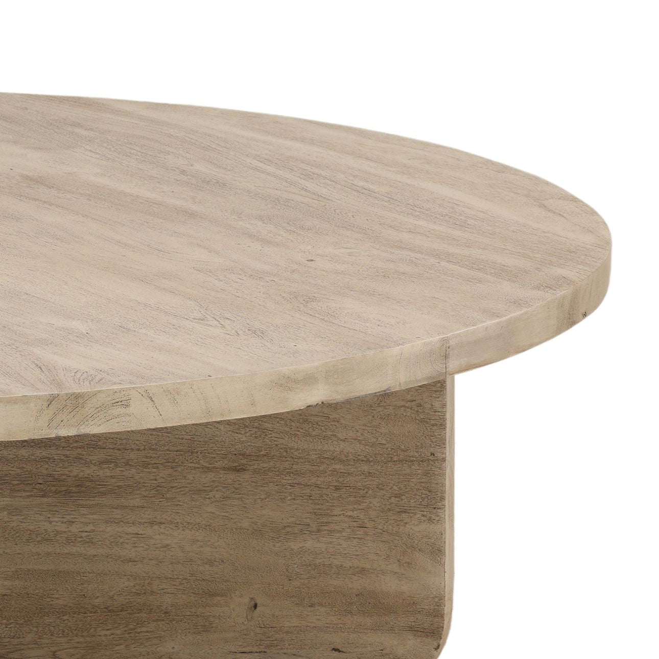 Weathered Natural Acacia Wood Table 55 in Wide