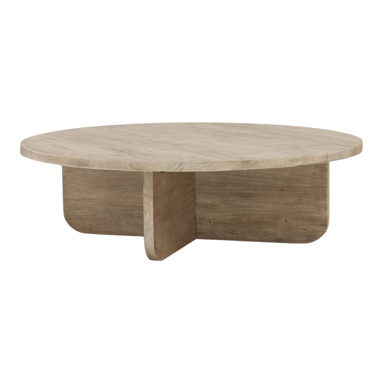 Weathered Natural Acacia Wood Table 55 in Wide