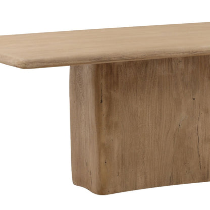 Light Weathered Natural Acacia Wood Table 94.5 in Wide