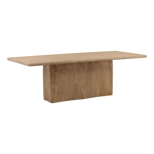 Light Weathered Natural Acacia Wood Table 94.5 in Wide