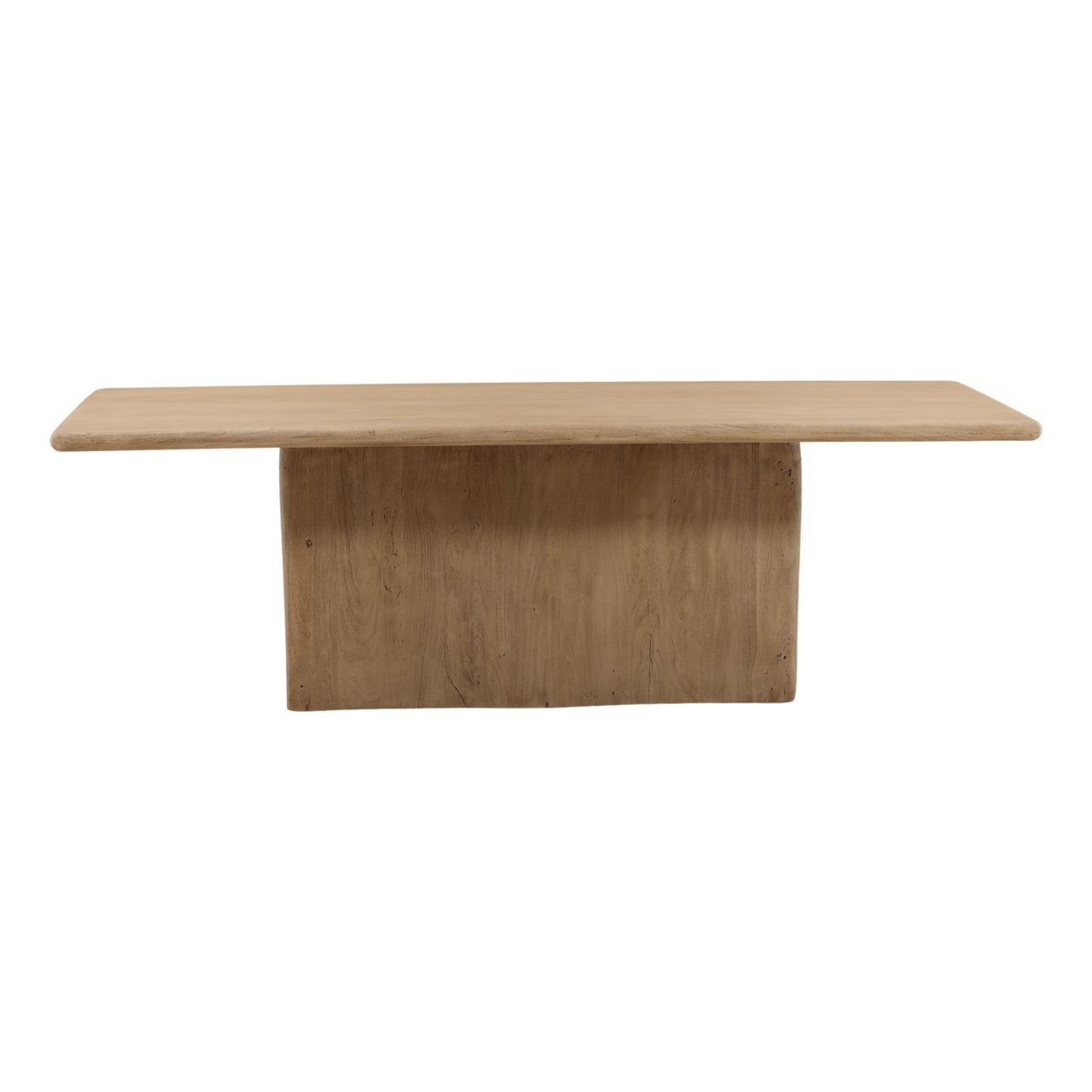 Light Weathered Natural Acacia Wood Table 94.5 in Wide