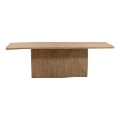 Light Weathered Natural Acacia Wood Table 94.5 in Wide