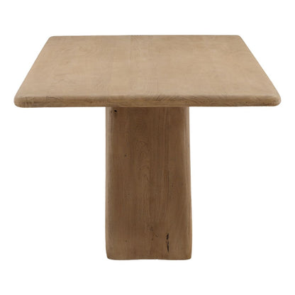 Light Weathered Natural Acacia Wood Table 94.5 in Wide