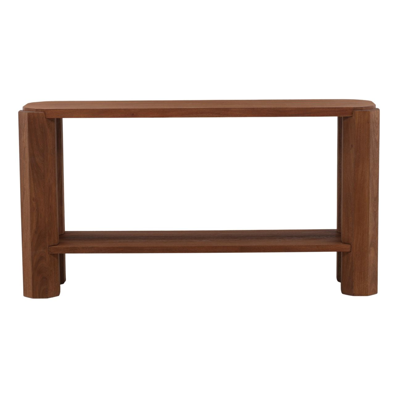 Brown Acacia Wood Table 68 in Wide