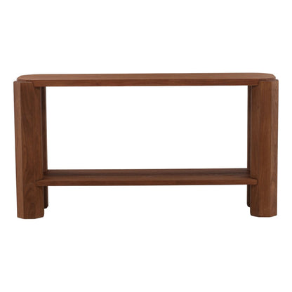 Brown Acacia Wood Table 68 in Wide