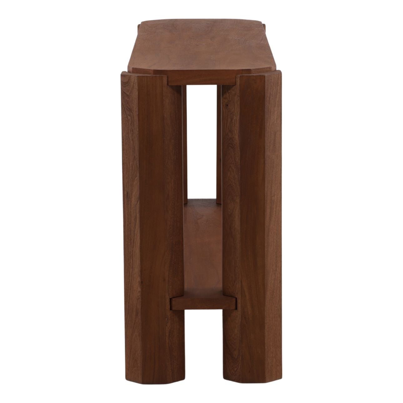 Brown Acacia Wood Table 68 in Wide