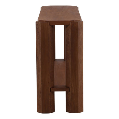 Brown Acacia Wood Table 68 in Wide