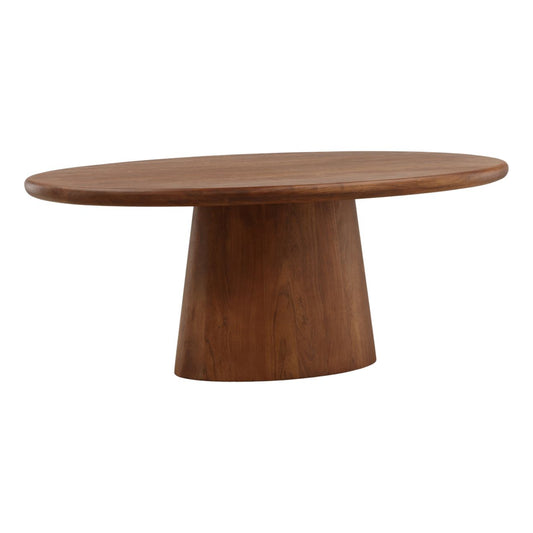 Medium Brown Acacia Wood Table 78 in Wide