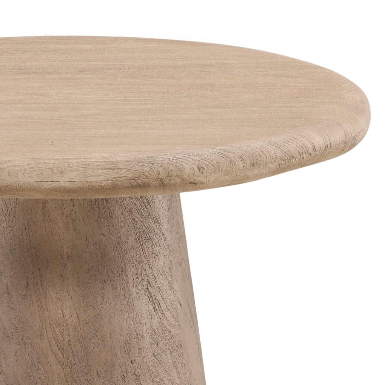 Weathered Natural Acacia Wood Table 36 in Wide