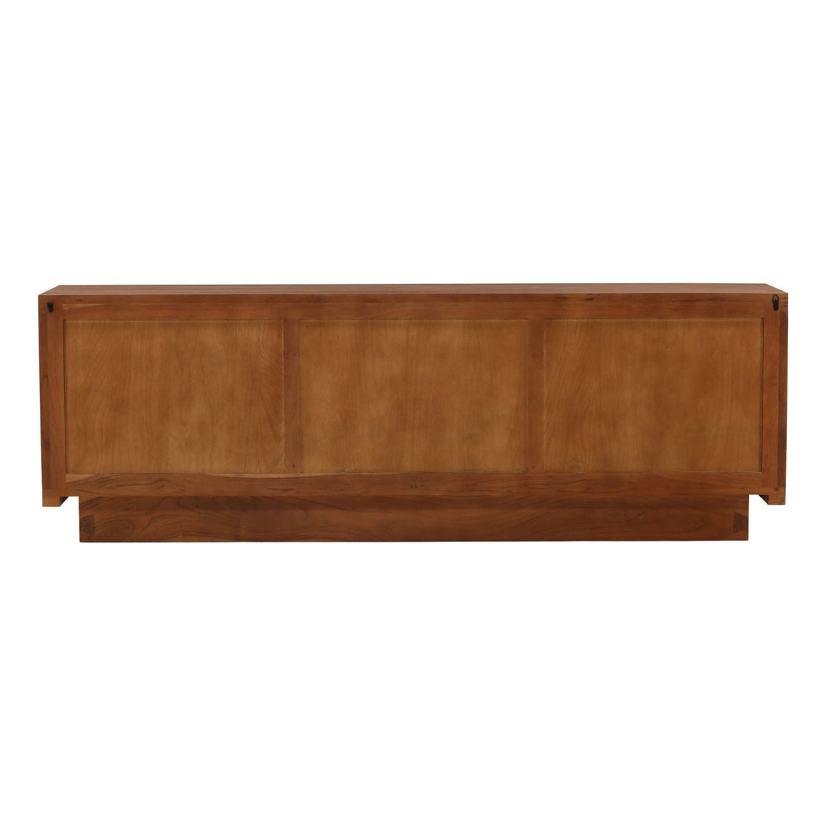 Curated Acacia Wood and Aluminum Cabinet