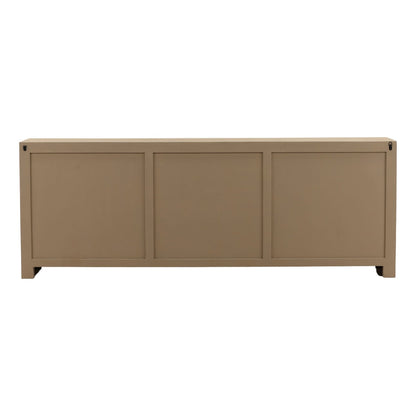 Light Natural Acacia Wood Sideboard 93 in Wide