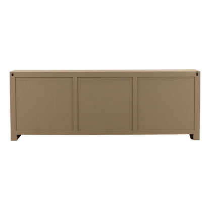 Light Natural Acacia Wood Sideboard 93 in Wide