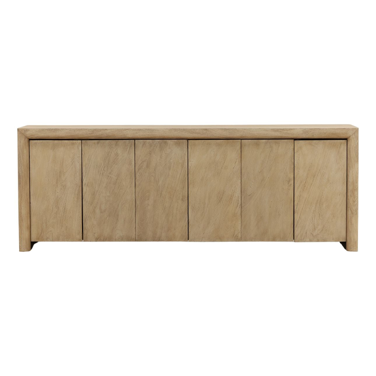 Light Natural Acacia Wood Sideboard 93 in Wide