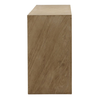 Light Natural Acacia Wood Sideboard 93 in Wide