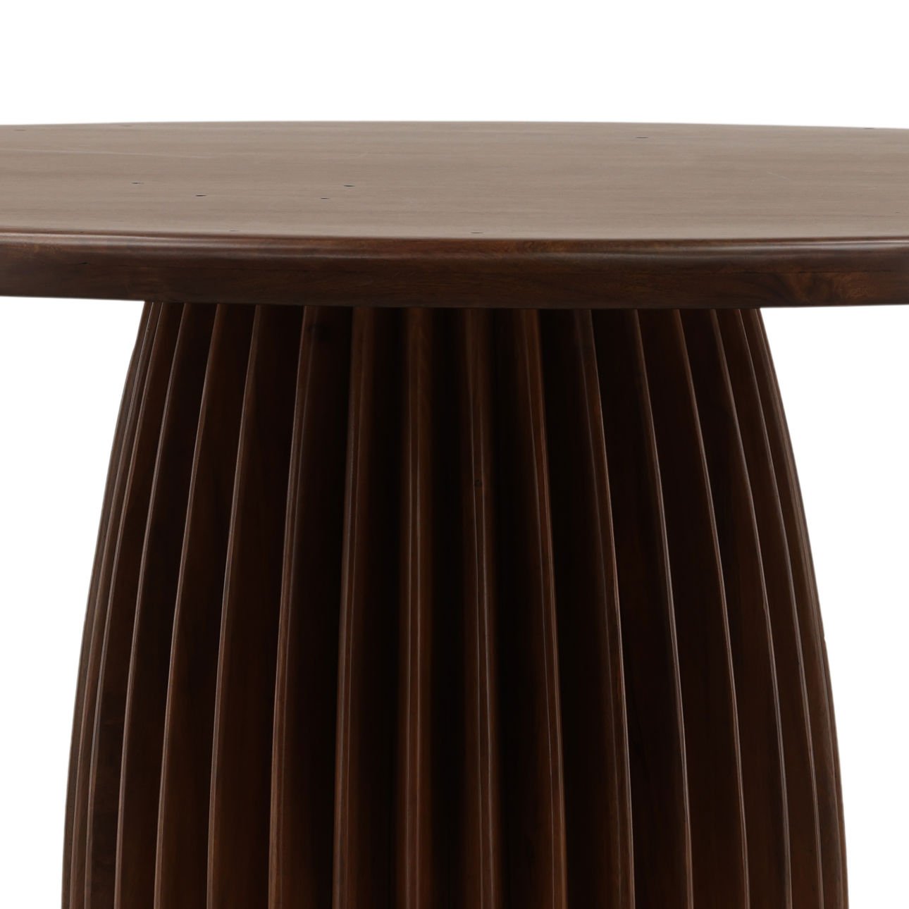 Brown Acacia Wood Table 60 in Wide