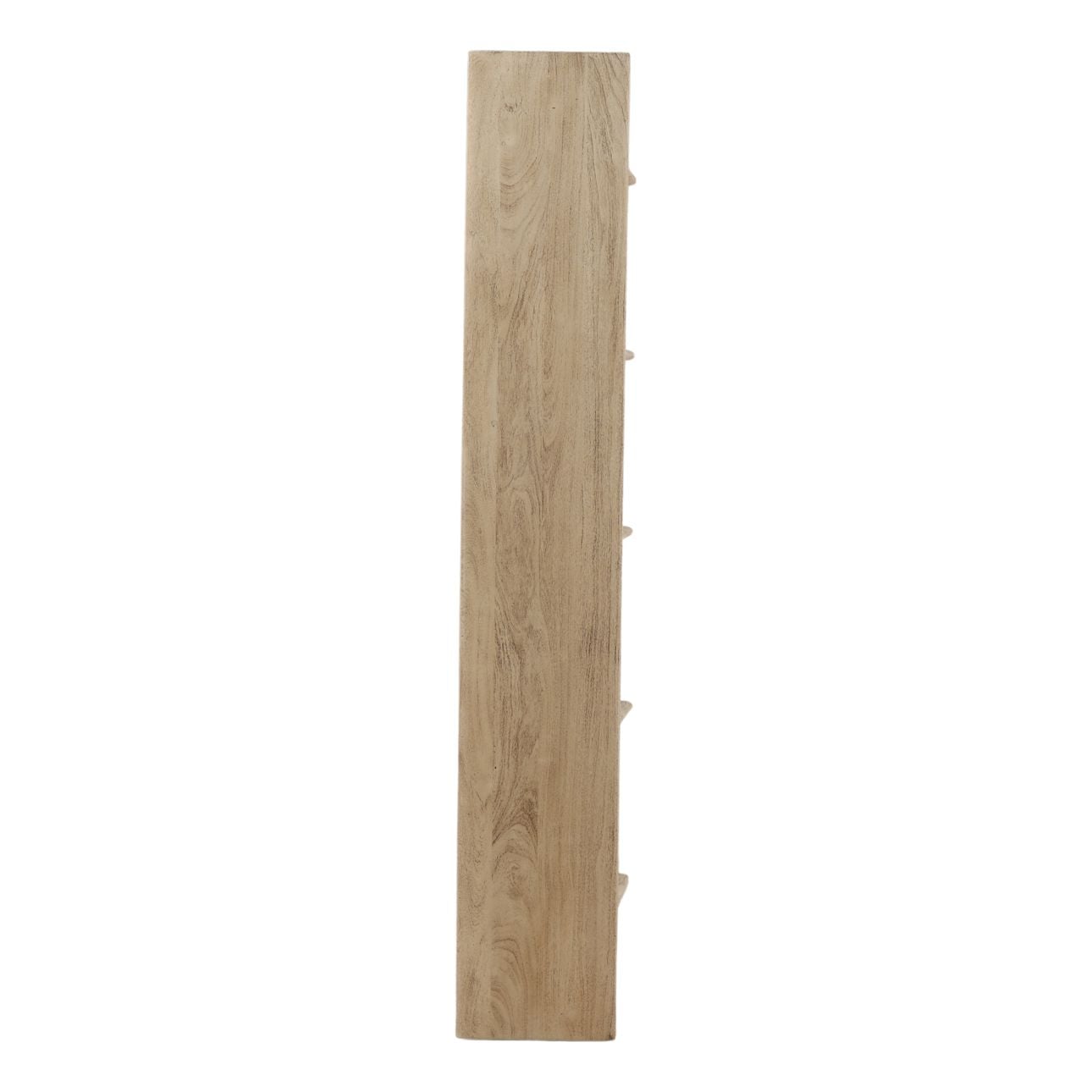 Light Natural Acacia Wood Bookcase 47 in Wide