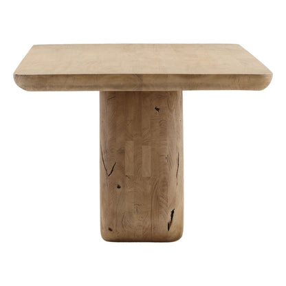 Light Weathered Natural Acacia Wood Table 90 in Wide
