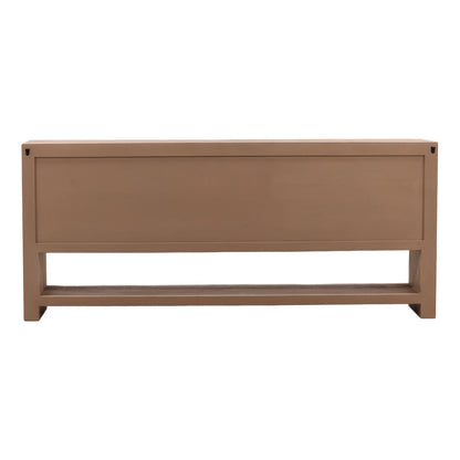 Modern Acacia Veneer Cabinet