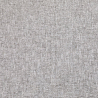 Light Grey and Natural Teak Solution-Dyed Acrylic Upholstery and Teak Wood Sofa 32 in Wide