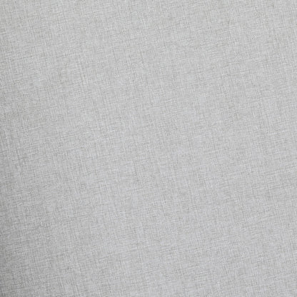 Light Grey and Natural Teak Solution-Dyed Acrylic Upholstery and Teak Wood Frame Sofa 82.5 in Wide