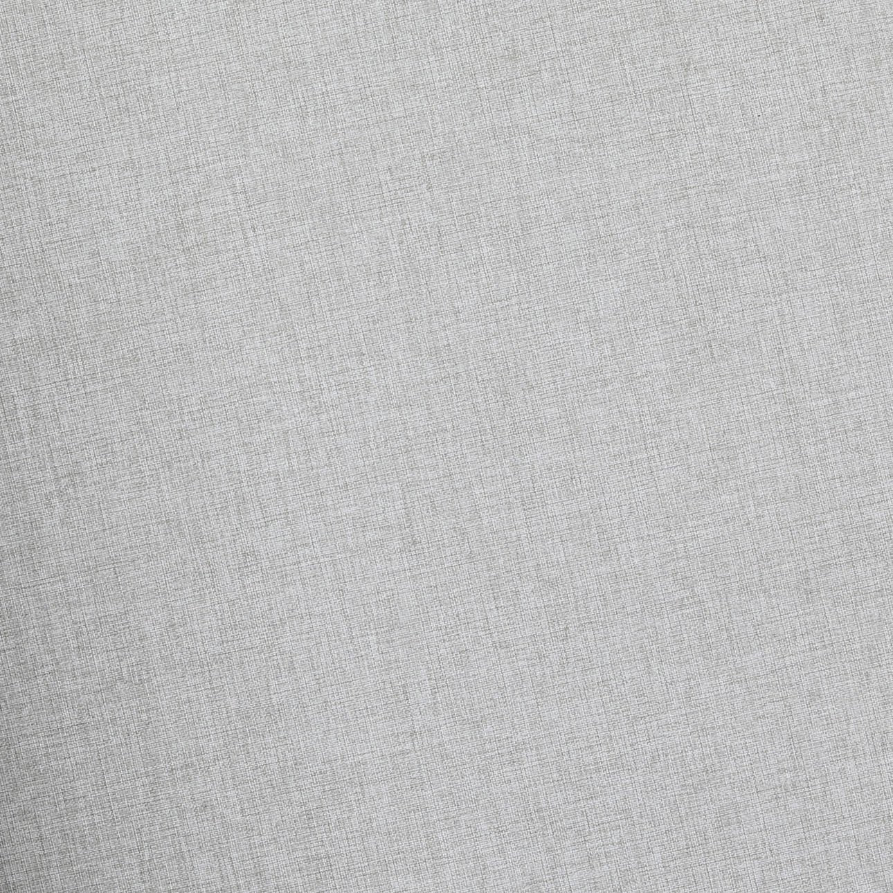 Light Grey and Natural Teak Solution-Dyed Acrylic Upholstery and Teak Wood Frame Sofa 82.5 in Wide