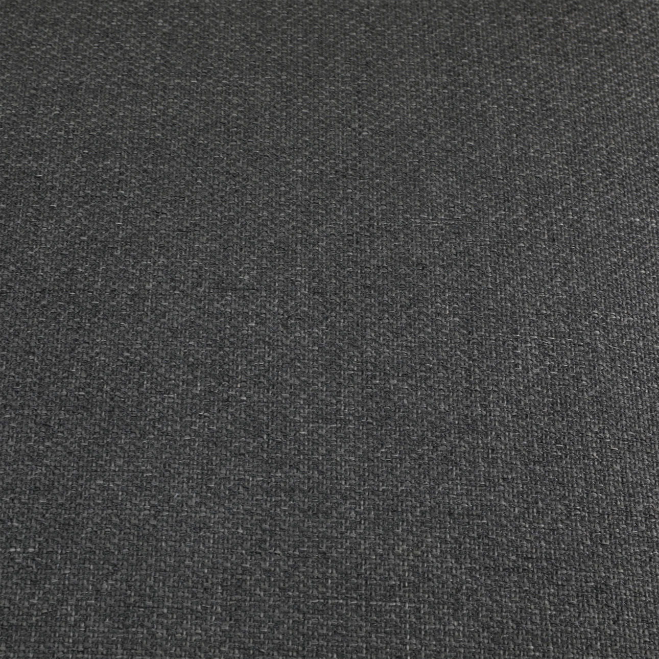 Charcoal and Natural Teak Solution-Dyed Acrylic Upholstery and Teak Wood Frame Sofa 39.5 in Wide