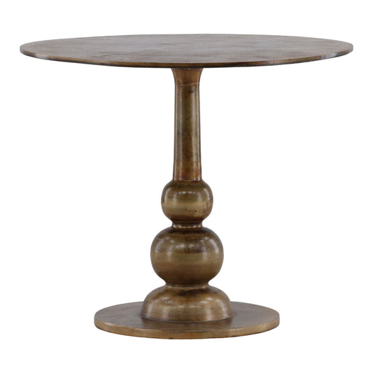 Brass Aluminum Table 35 in Wide