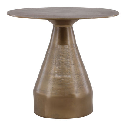 Antique Brass Aluminum Table 32 in Wide