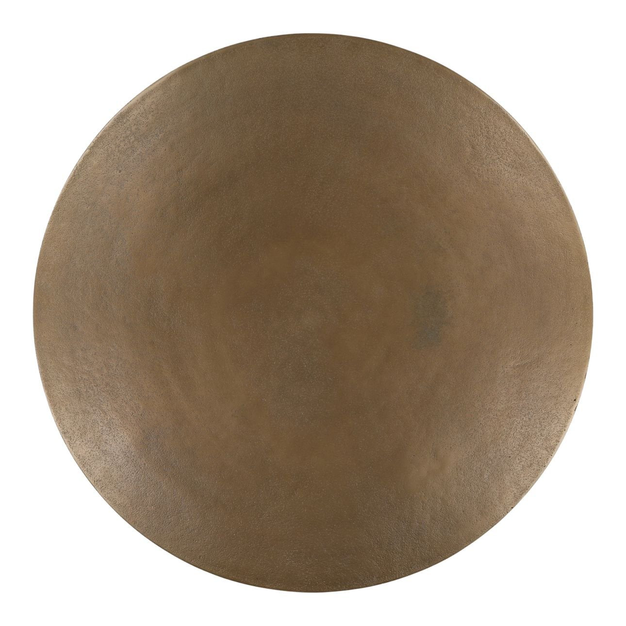 Antique Brass Aluminum Table 32 in Wide