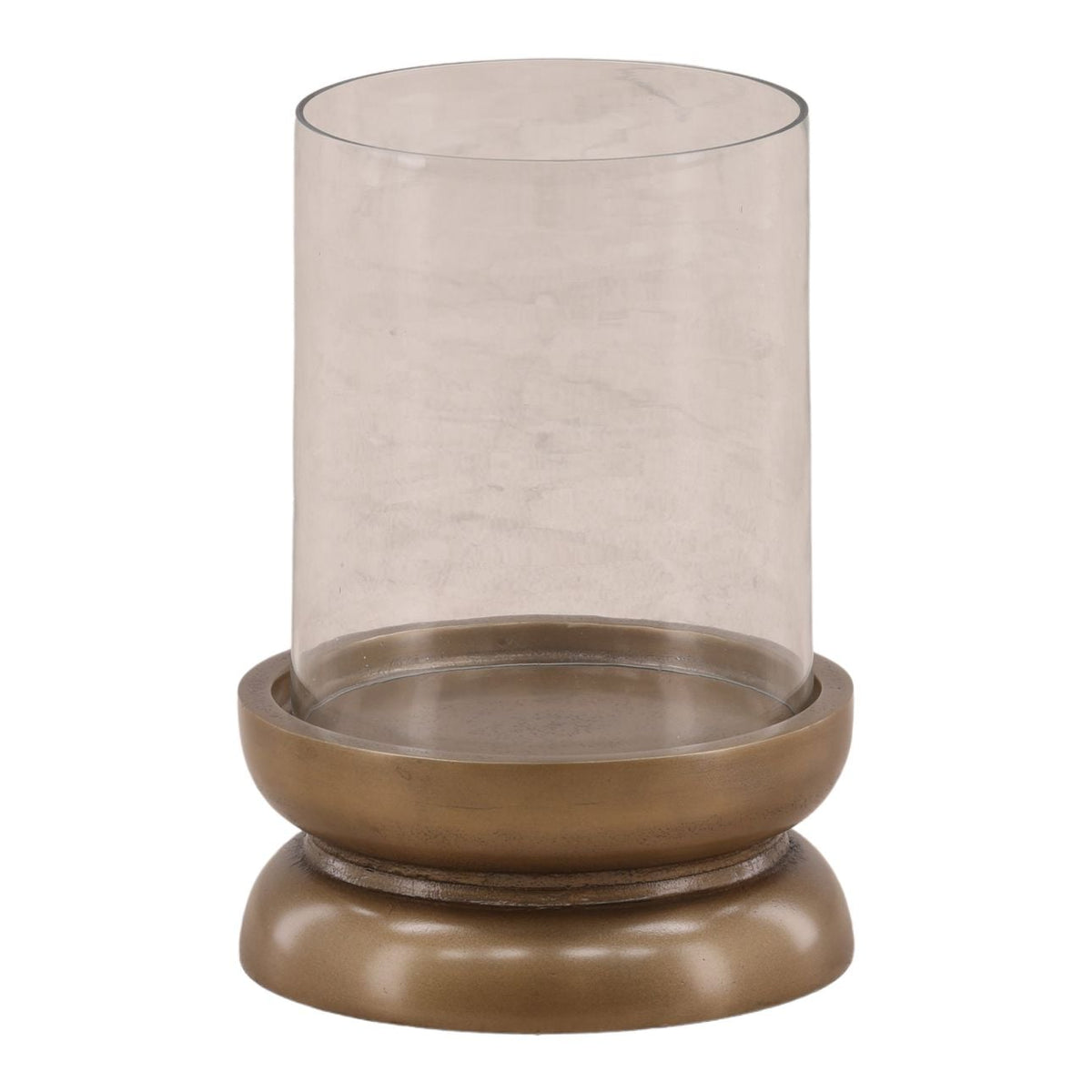 Crafted Aluminum and Glass Decor Accent