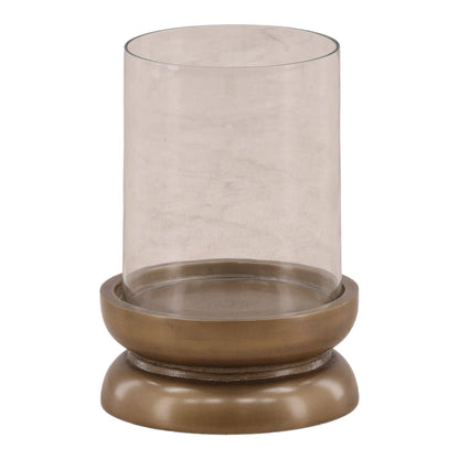 Crafted Aluminum and Glass Decor Accent