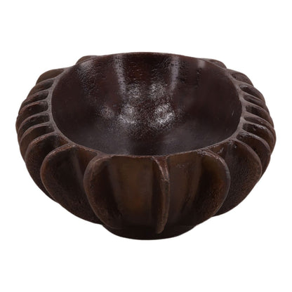 Antique Bronze Aluminum Bowl 19 in Wide