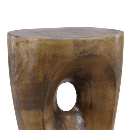 Curated Aluminum Side Table