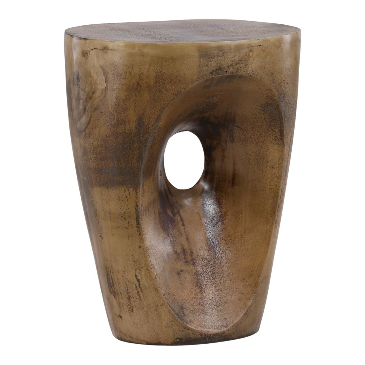 Curated Aluminum Side Table