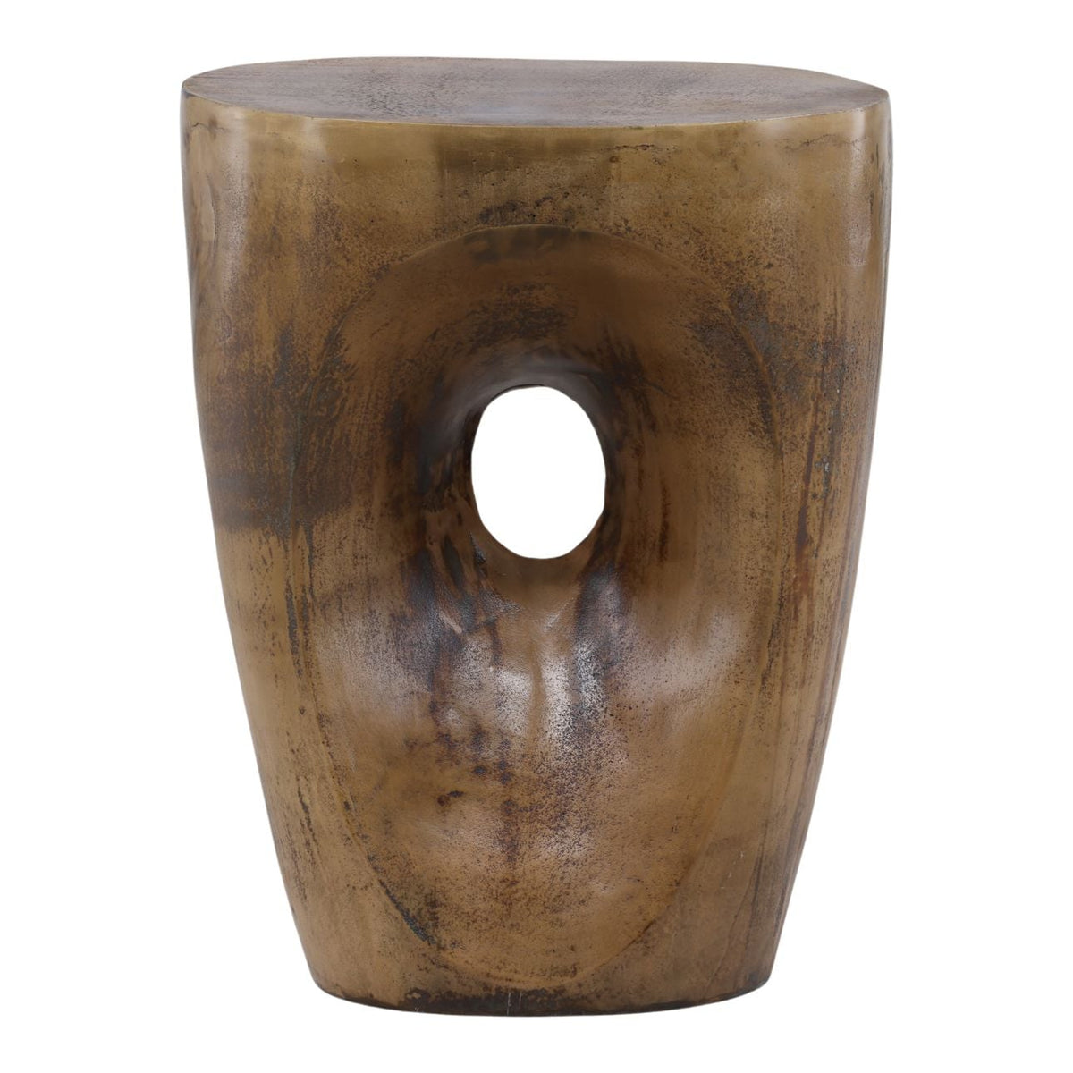 Curated Aluminum Side Table