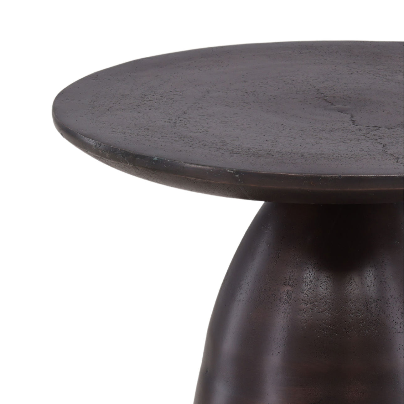 Copper Aluminum Table 19 in Wide
