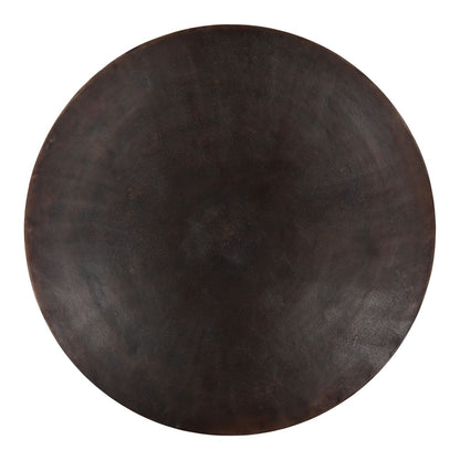 Antique Bronze Aluminum Table 39 in Wide