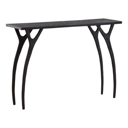 Black and Bronze Aluminum Table 47 in Wide