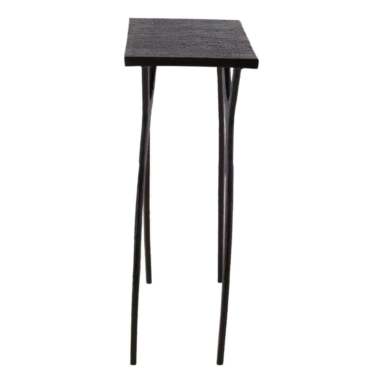Black and Bronze Aluminum Table 47 in Wide