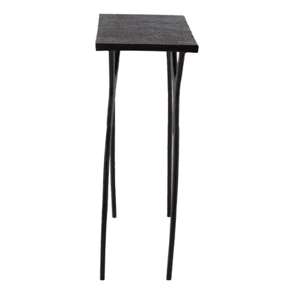 Black and Bronze Aluminum Table 47 in Wide