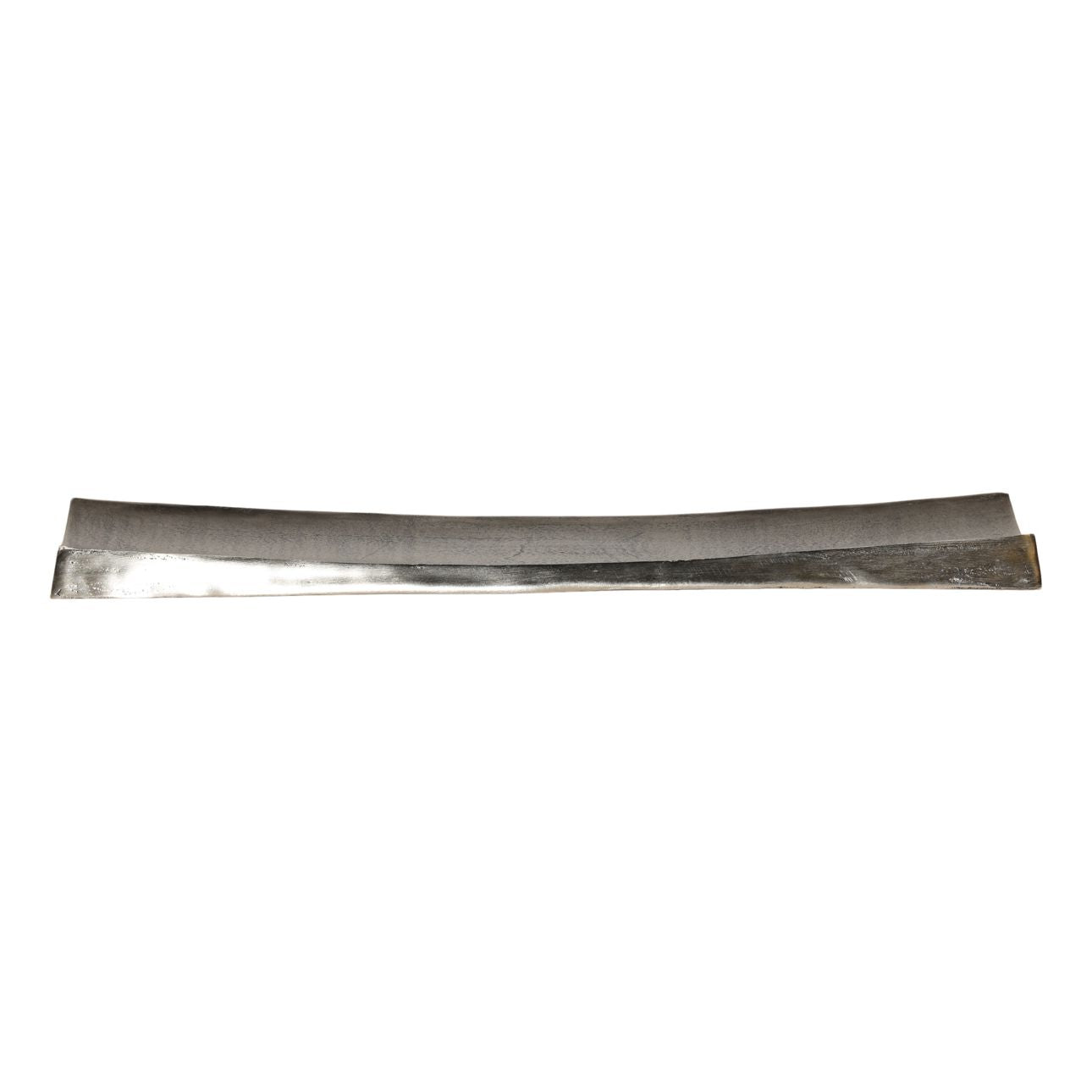 Antique Nickel Aluminum Tray 29 in Wide