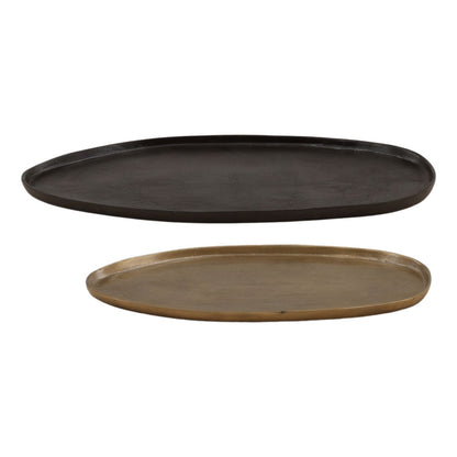 Black and Antique Brass Aluminum of 27 in Wide