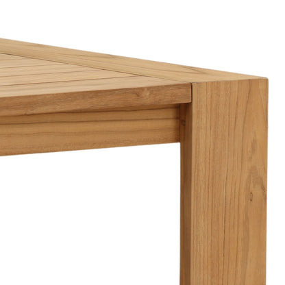 Natural Teak Wood Table 59 in Wide