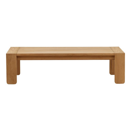 Natural Teak Wood Table 59 in Wide