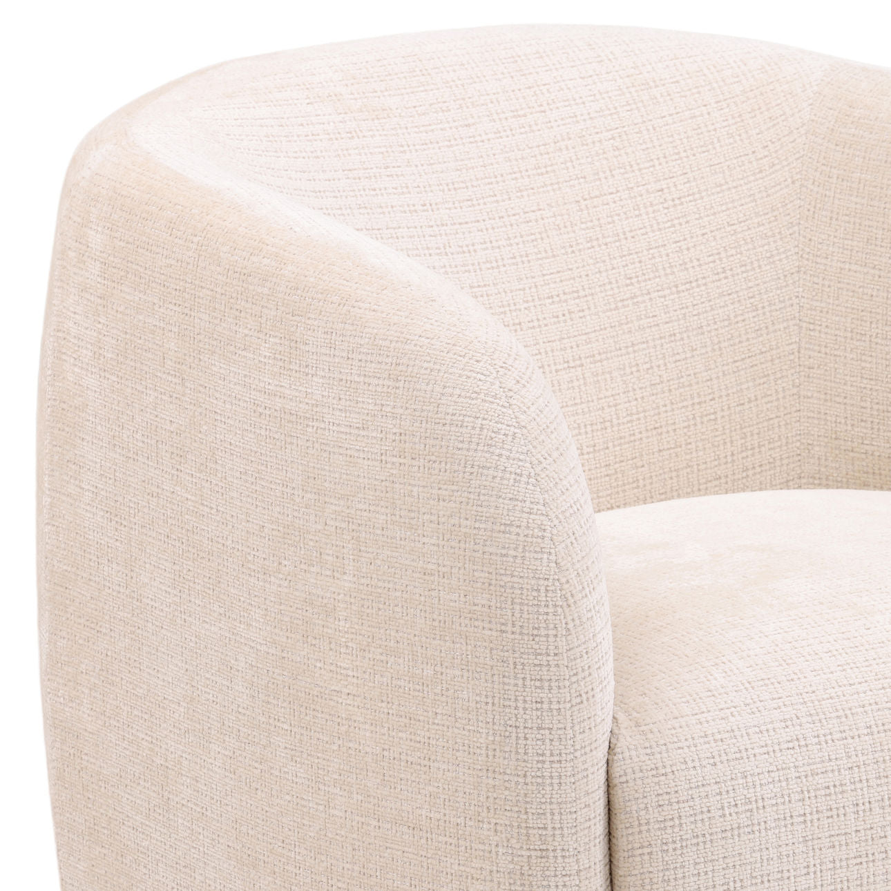 Niagara Cream Basketweave Fabric Chair 33 in Wide