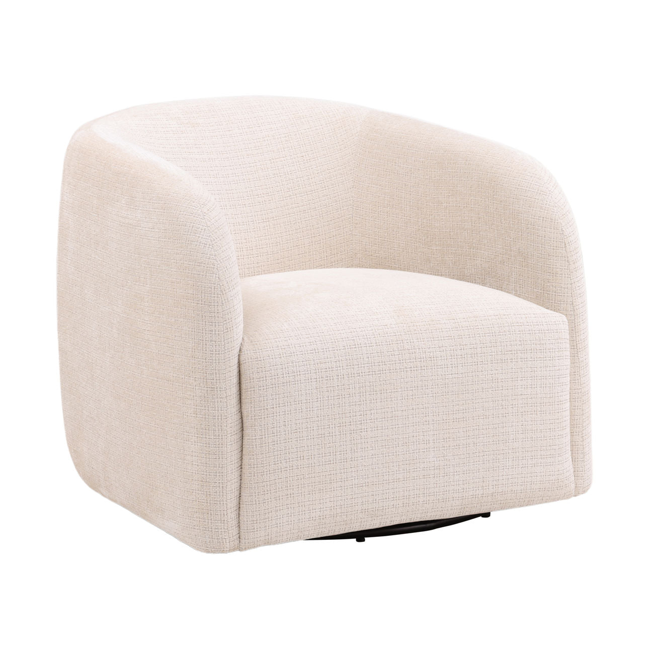 Niagara Cream Basketweave Fabric Chair 33 in Wide