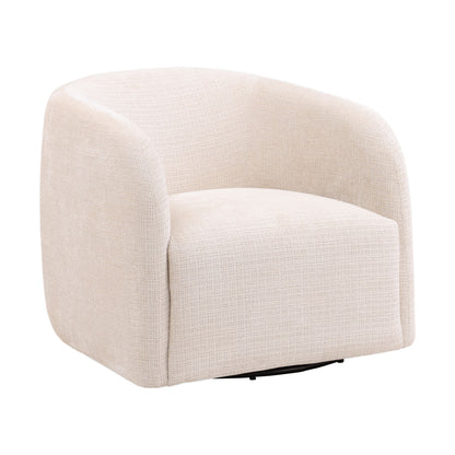 Niagara Cream Basketweave Fabric Chair 33 in Wide